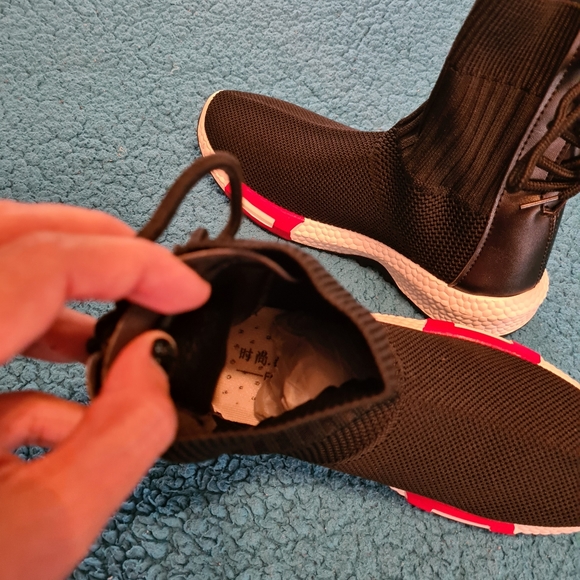 36 Size Black Strechable Boots Korean Hiphop Shoes - Picture 6 of 6